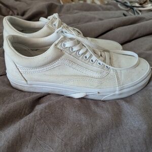Old School Vans-white